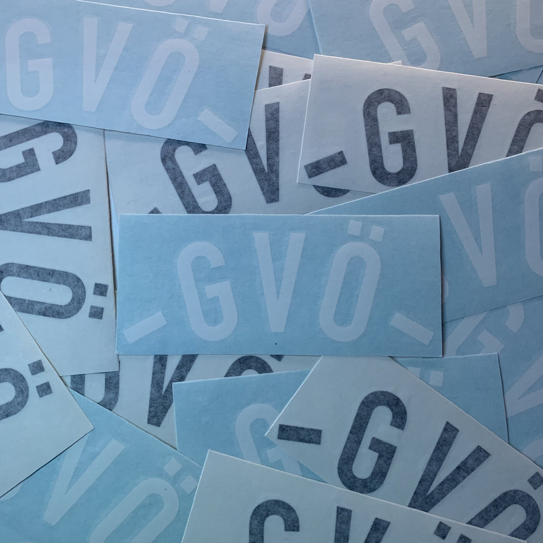 GVÖ Arched Sticker