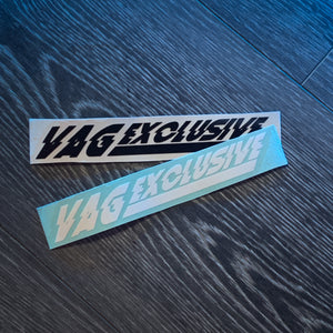 VAG Exclusive Glitch Logo Sticker - 150mm