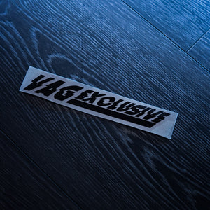 VAG Exclusive Glitch Logo Sticker - 150mm